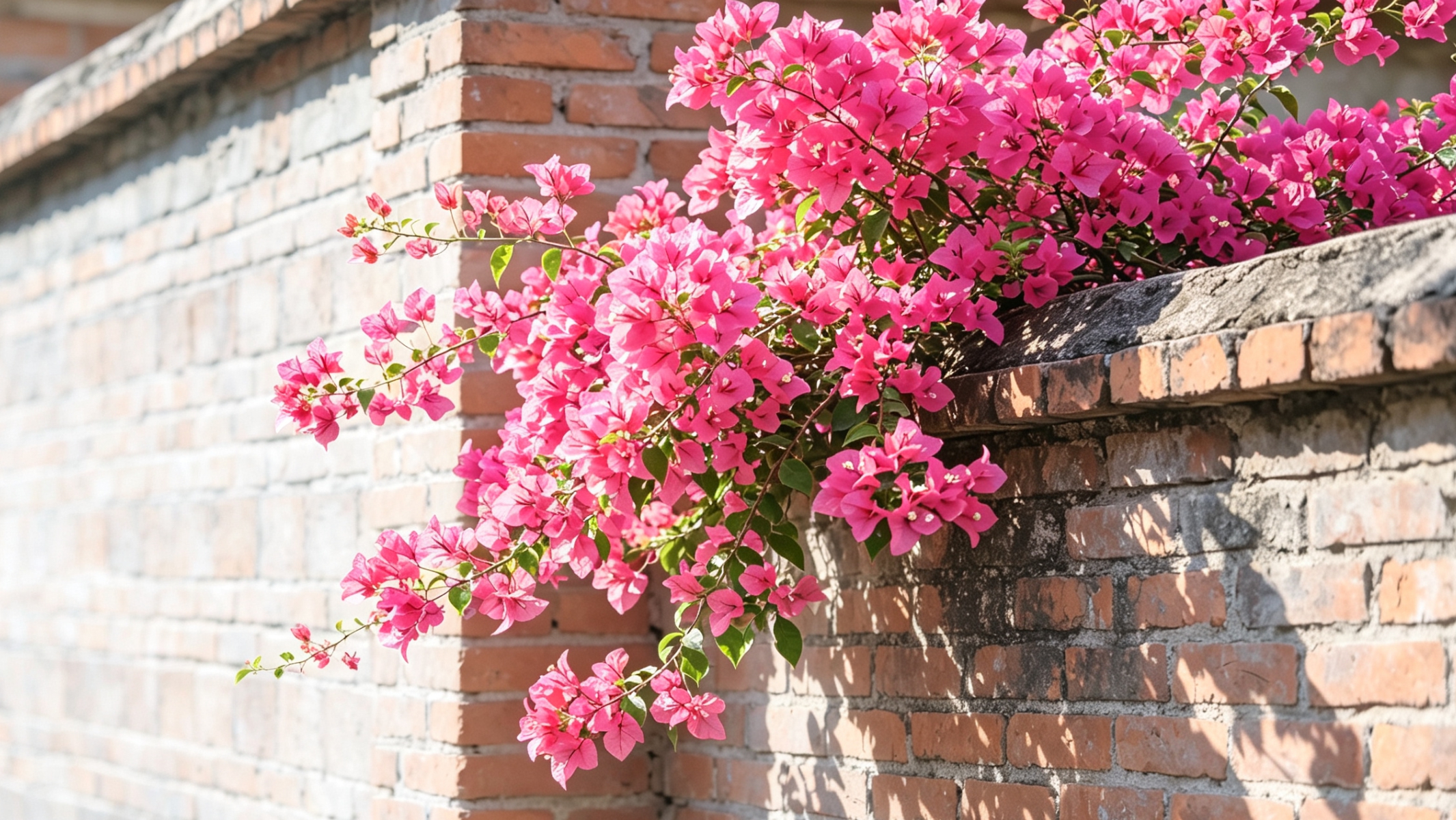 三角梅总不开花？记住这3招，阳台也能 开成花墙。